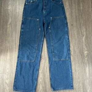 Authentic Corteiz Embossed C-star Denim Work Pants